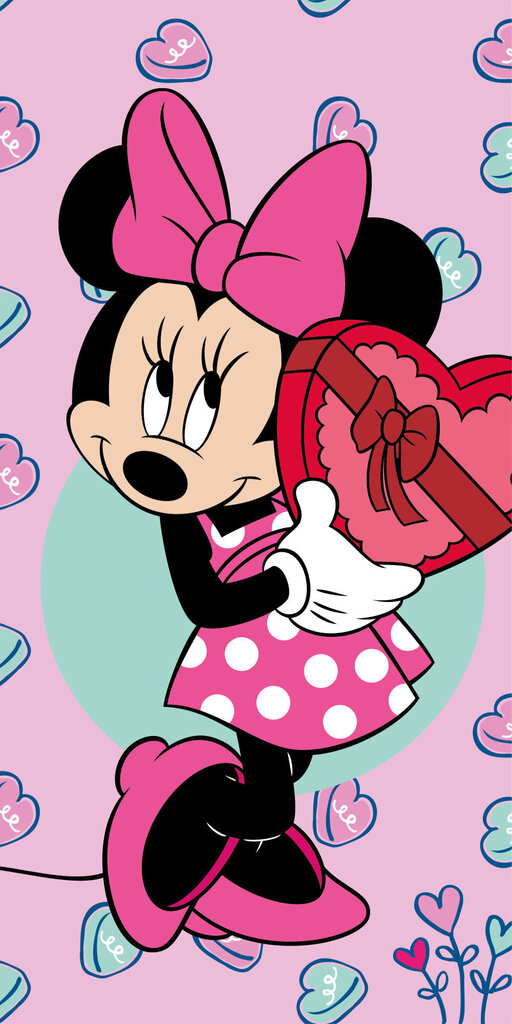 Lasterätik Disney Minnie Pink, 70x140 cm цена и информация | Rätikud ja saunalinad | hansapost.ee