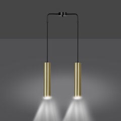 Emibig подвесной светильник Goldi 2 Black/Gold цена и информация | Потолочный светильник, 38 x 38 x 24 см | hansapost.ee