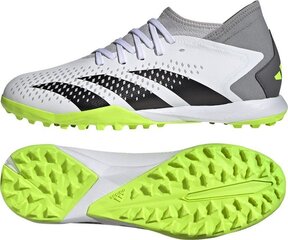 Футбольные бутсы Adidas Predator Accuracy.3 TF, размер 39 1/3, серого/зеленого цвета цена и информация | Футбольные бутсы | hansapost.ee
