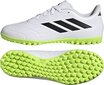 Adidas jalgpallijalatsid Copa Pure.4 TF, suurus 41 1/3, valge/roheline hind ja info | Putsad ja muud jalgpallijalatsid | hansapost.ee