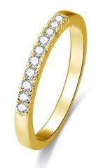 Beneto Позолоченное серебряное кольцо с кристаллами AGG189 цена и информация | Кольца | hansapost.ee