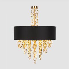 Rippvalgusti Deluxe, 45 cm, black/gold цена и информация | Люстры | hansapost.ee