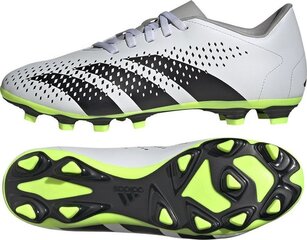 Футбольные бутсы Adidas Predator Accuracy.4 FxG, размер 44 2/3, белый/зеленый цвет цена и информация | Футбольные бутсы | hansapost.ee