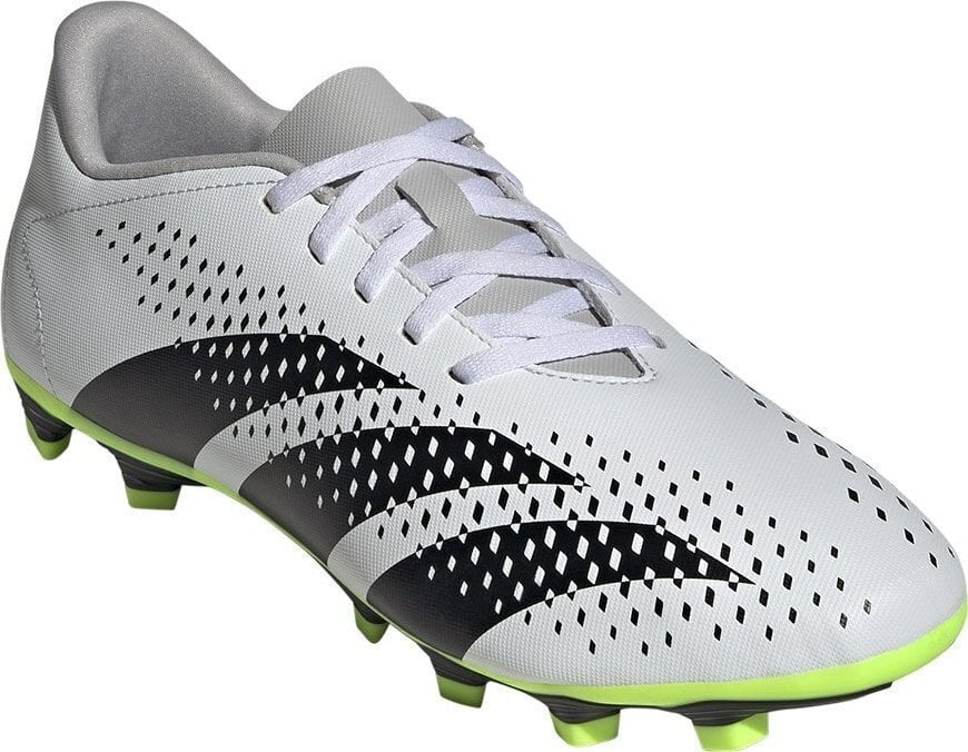 Jalgpallijalatsid Adidas Predator Accuracy.4 FxG, suurus 48, valge/roheline цена и информация | Putsad ja muud jalgpallijalatsid | hansapost.ee