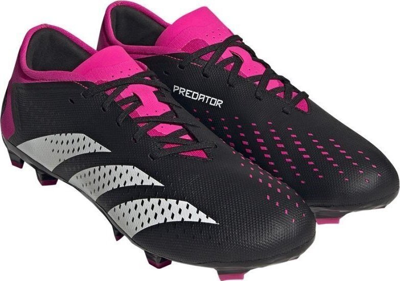 Jalgpallijalatsid Adidas Predator Accuracy.3 L FG, suurus 46, must/roosa цена и информация | Putsad ja muud jalgpallijalatsid | hansapost.ee