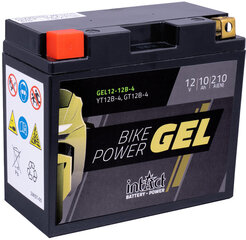 Аккумулятор для мотоциклов intAct Battery-Power GEL (YT12B-4) 12V 10AH (c20) 210A (EN) цена и информация | Аккумуляторы для мотоциклов | hansapost.ee