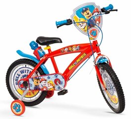 Laste jalgratas Paw Patrol 16", punane hind ja info | Jalgrattad | hansapost.ee