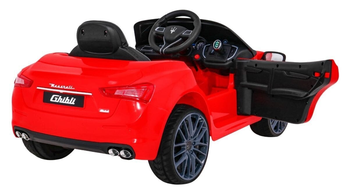 Laste ühekohaline elektriauto Maserati Ghibli SL631, punane цена и информация | Laste elektriautod | hansapost.ee