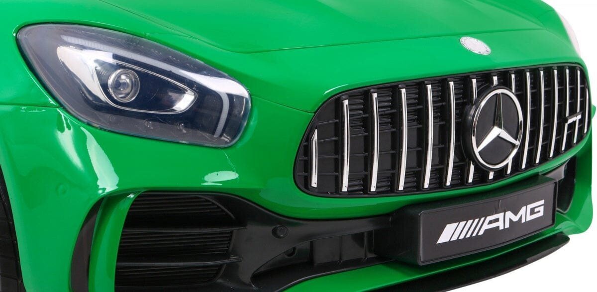 Kahekohaline laste elektriauto Mercedes-Benz GT R, roheline цена и информация | Laste elektriautod | hansapost.ee