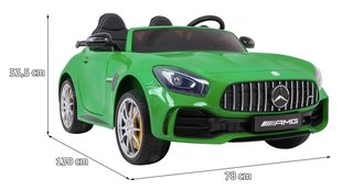 Kahekohaline laste elektriauto Mercedes-Benz GT R, roheline price and information | Laste elektriautod | hansapost.ee