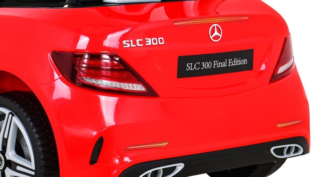 Ühekohaline laste elektriauto Mercedes BENZ SLC300, punane hind ja info | Laste elektriautod | hansapost.ee