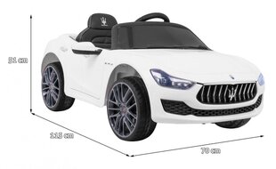 Одноместный детский электромобиль Maserati Ghibli SL631, черный цена и информация | Электромобили для детей | hansapost.ee
