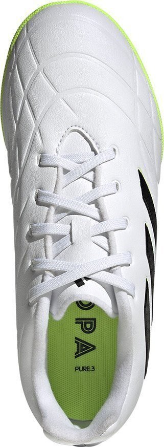 Adidas jalgpallijalatsid lastele Copa Pure.3 TF Jr, suurus 29, valge/roheline цена и информация | Putsad ja muud jalgpallijalatsid | hansapost.ee