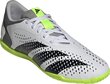 Jalgpallijalatsid Adidas Predator Accuracy.4 IN, suurus 42 2/3, valge/roheline цена и информация | Putsad ja muud jalgpallijalatsid | hansapost.ee