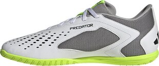 Футбольные бутсы Adidas Predator Accuracy.4 IN, размер 42 2/3, белый/зеленый цвет цена и информация | Футбольные бутсы | hansapost.ee