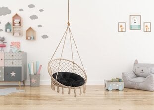 Подушка для кресла Hobbygarden Stork, черная цена и информация | Подушки, наволочки, чехлы | hansapost.ee