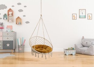 Подушка для кресла Hobbygarden Stork, желтая цена и информация | Подушки, наволочки, чехлы | hansapost.ee
