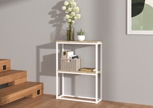 ADRK Furniture Mason konsoollaud, pruun/valge цена и информация | Столы-консоли | hansapost.ee