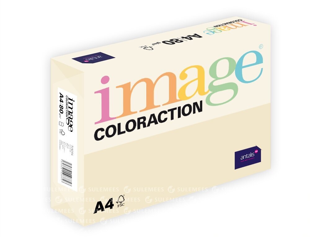 Värviline paber Image Coloraction Dune, 80g/m2, A4, 500 lehte цена и информация | Vihikud, märkmikud ja paberikaubad | hansapost.ee
