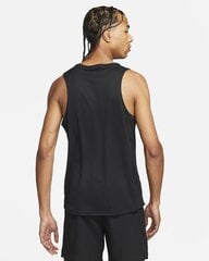 Мужская тренировочная футболка Nike MILER, черный цвет цена и информация | Мужская спортивная одежда | hansapost.ee