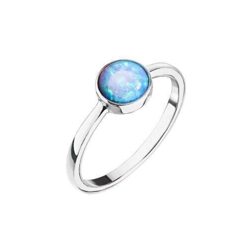 Evolution Group Hõbesõrmus sinise opaaliga 15001,3 lt.sinine hind ja info | Sõrmused | hansapost.ee