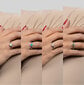 Brilio Silver Kaunis hõbedane sõrmus opaali ja tsirkoonidega RI056WB цена и информация | Sõrmused | hansapost.ee