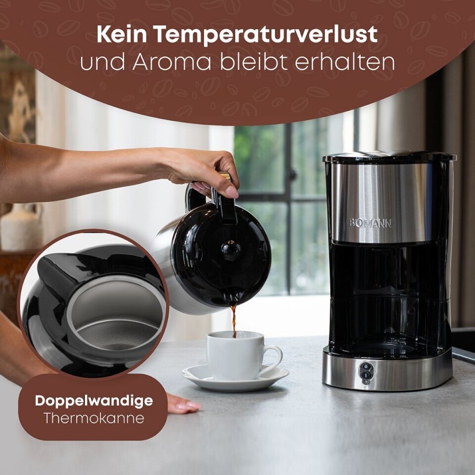 Bomann KA6066CB hind ja info | Kohvimasinad ja espressomasinad | hansapost.ee
