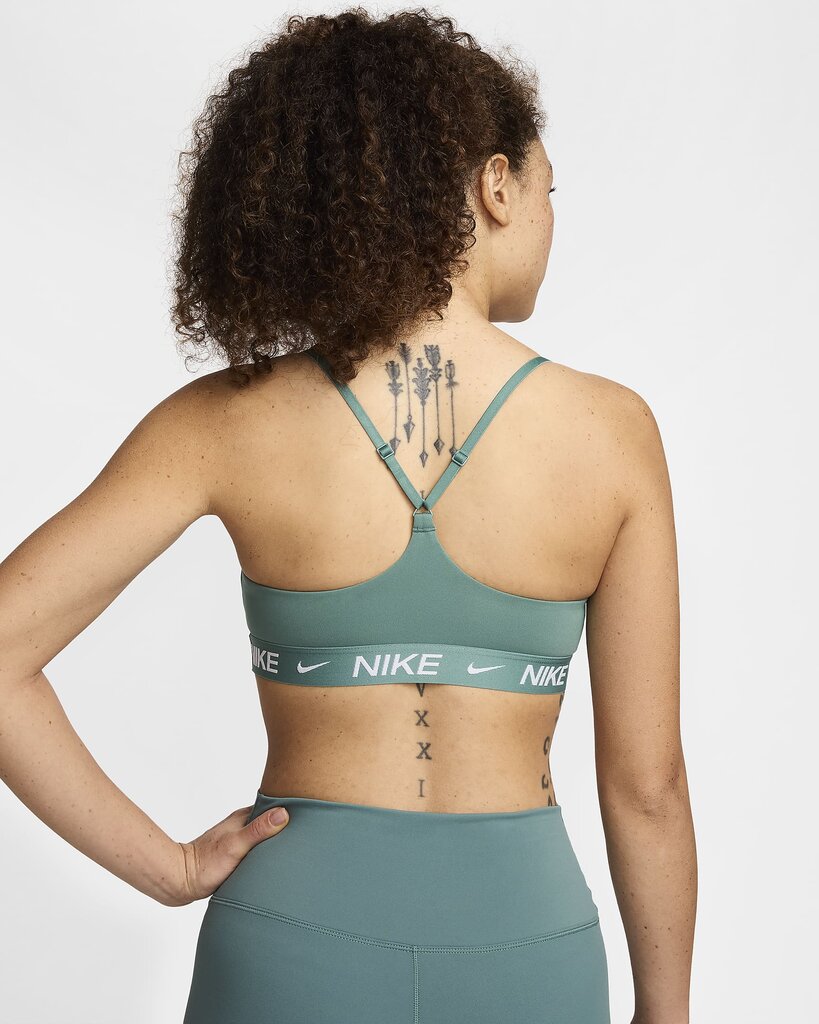 Nike naiste treeningrinnahoidja INDY LGT, mereroheline цена и информация | Spordiriided naistele | hansapost.ee