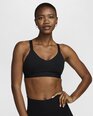 Женский тренировочный бюстгальтер Nike INDY LGT, черный цвет