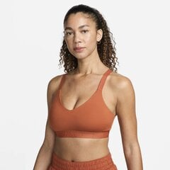 Женский тренировочный бюстгальтер Nike INDY LGT, терракотовый цвет цена и информация | Спортивная одежда для женщин | hansapost.ee