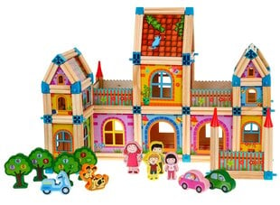 Комплект деревянных брусков - дом, 268 д. цена и информация | Игрушки для мальчиков | hansapost.ee