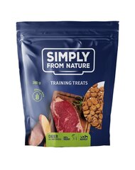 Simply from nature training treats hirvelihaga, 3x300 g hind ja info | Koerte maiused | hansapost.ee