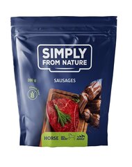 Simply from nature hobuselihaga, 3x200 g price and information | Dog treats | hansapost.ee