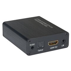 Helimuundur Techly Audio 5.1CH Toslink/Analog 3.5mm 2CH HDMI-ga 4K*2K*50/60Hz цена и информация | Коммутаторы (Switch) | hansapost.ee