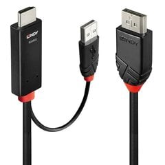 Lindy DisplayPort/HDMI, 2 m цена и информация | Кабели и провода | hansapost.ee