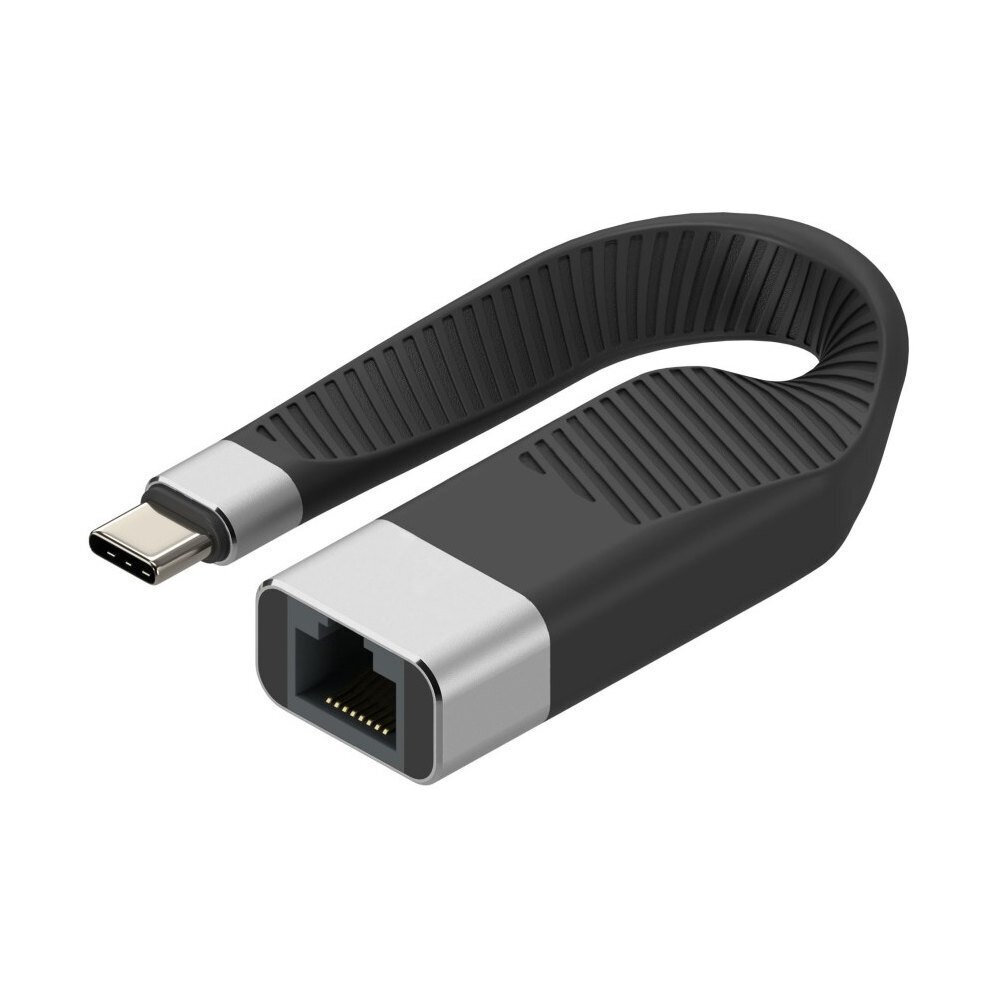 Techly USB-C M/F Gigabit Ethernet RJ45 цена и информация | USB adapterid ja jagajad | hansapost.ee