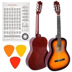 Комплект гитар для начинающих SB NN BD 36 3/4 цена и информация | NN Аудио- и видеоаппаратура | hansapost.ee