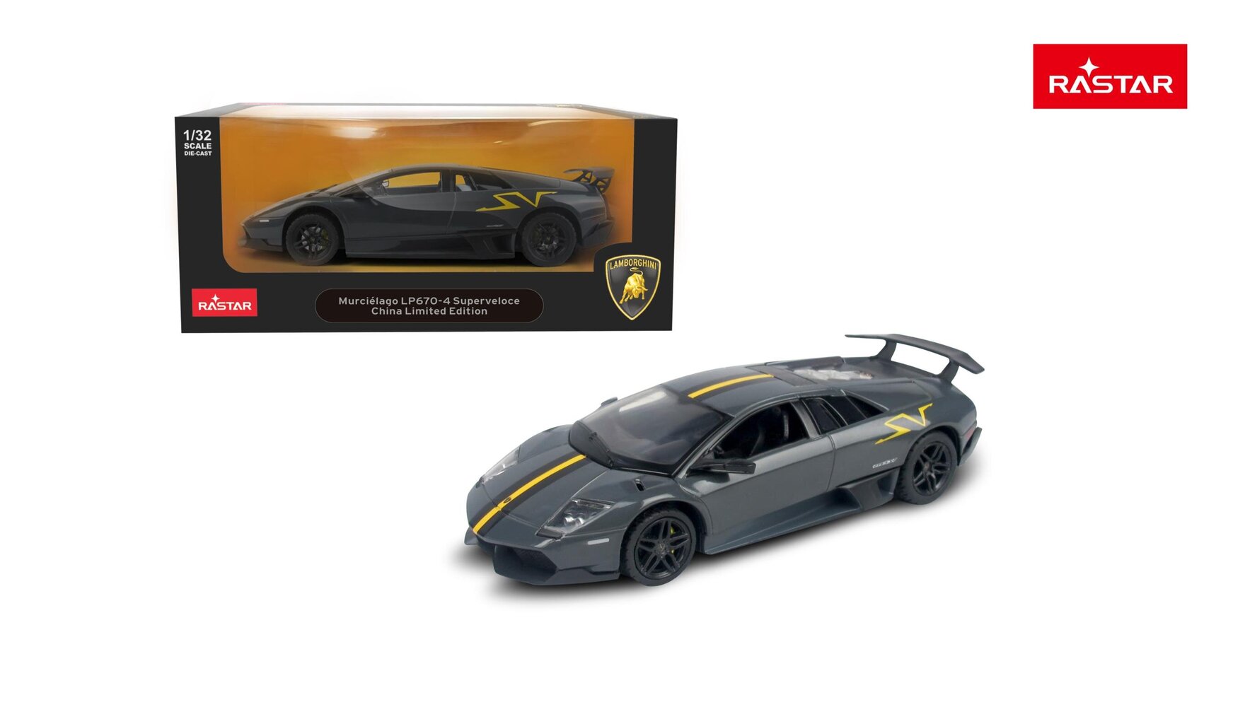 Metallist auto Lamborghini Murcielego LP970 1:32 цена и информация | Mänguasjad poistele | hansapost.ee