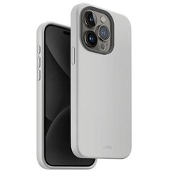 UNIQ etui Lino Hue iPhone 15 Pro Max 6.7" Magclick Charging szary|charcoal grey цена и информация | Чехлы для телефонов | hansapost.ee