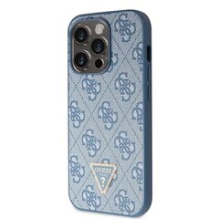 Guess GUHCP14XP4TDSCPB iPhone 14 Pro Max 6.7" niebieski|blue hardcase Crossbody 4G Metal Logo цена и информация | Чехлы для телефонов | hansapost.ee