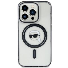 Karl Lagerfeld KLHMP15MHKHNOTK iPhone 15 Plus 6.7" transparent hardcase IML Karl`s Head MagSafe цена и информация | Чехлы для телефонов | hansapost.ee