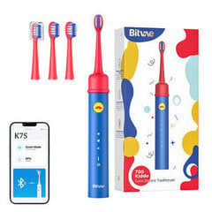 Sonic toothbrush with app for kids, tips set  Bitvae BVK7S (blue) цена и информация | Электрические зубные щетки | hansapost.ee
