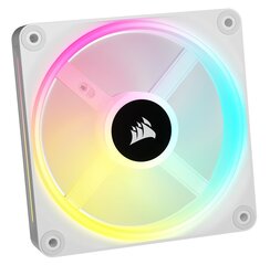 CORSAIR QX RGB seeria, iCUE LINK QX120 RGB WHITE, 120 mm magnetkupliga RGB ventilaator, laienduskomplekt price and information | Computer fans | hansapost.ee