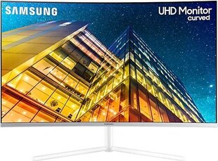 Defektiga toode. 32" nõgus 4K UHD monitor Samsung LU32R591CWRXEN hind ja info | Defektiga tooted | hansapost.ee