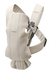 Kandekott Babybjörn Mini 3D Jersey, light beige hind ja info | Kõhukotid, kandekotid | hansapost.ee