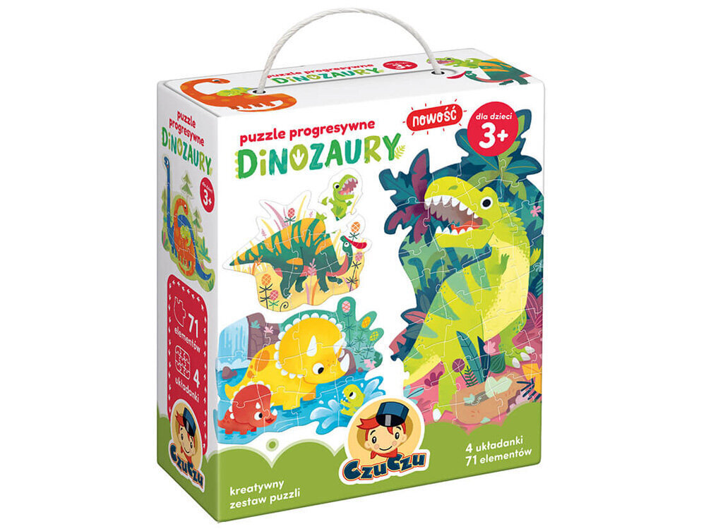 Pusle CzuCzu dinosaurused, 71 osa hind ja info | Pusled lastele ja täiskasvanutele | hansapost.ee