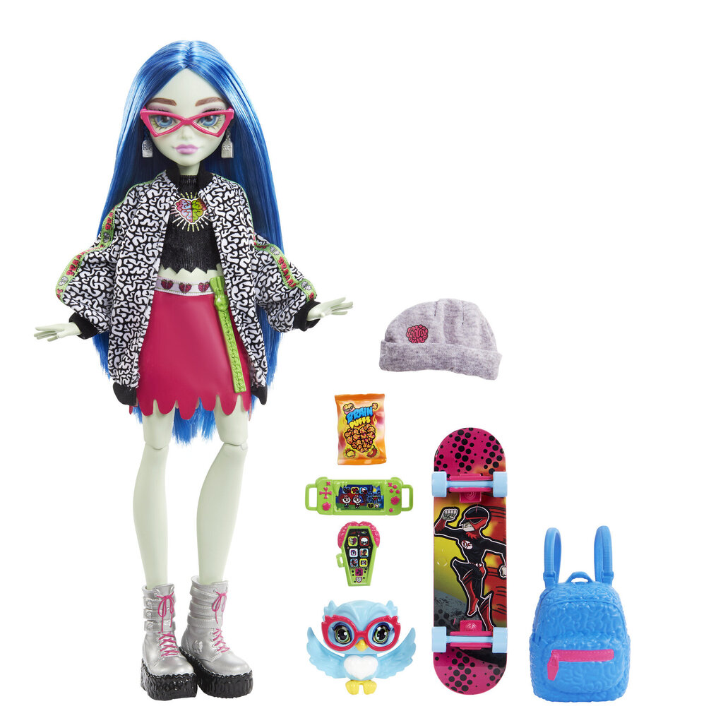 Monster High Ghoulia Yelps nukk koos tarvikutega цена и информация | Mänguasjad tüdrukutele | hansapost.ee