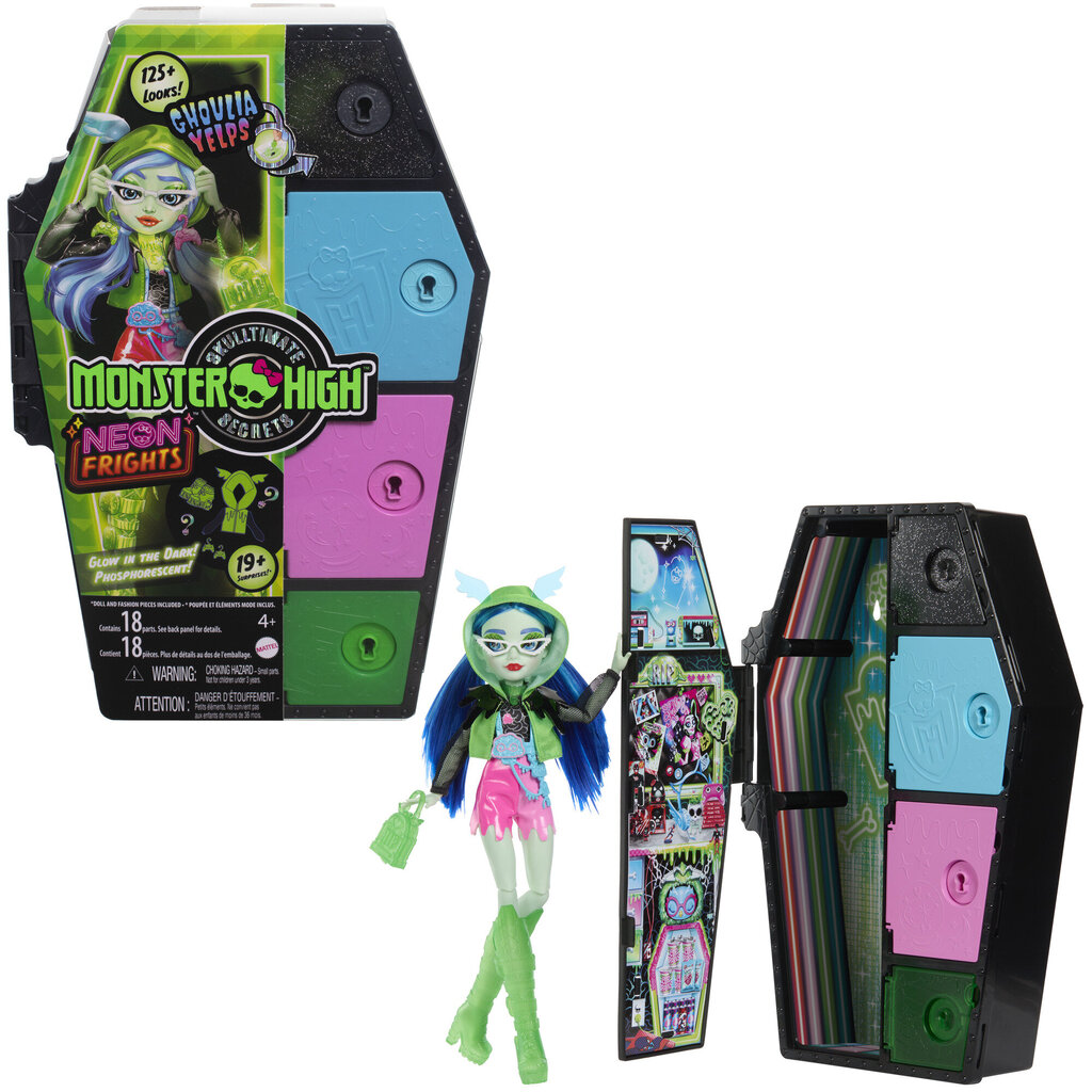 Кукла с сюрпризами Monster High Skulltimates, Гулия Йелпс цена |  hansapost.ee