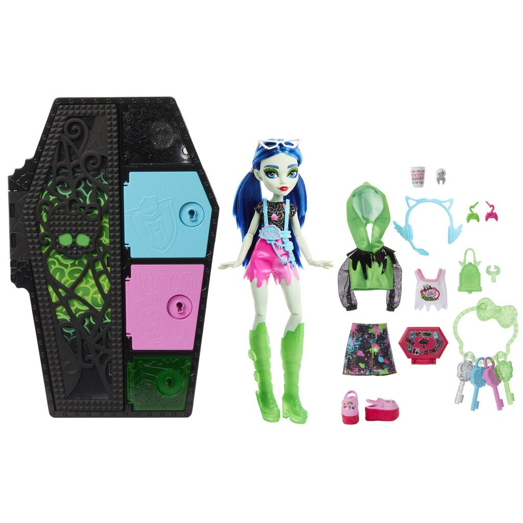 Nukk üllatustega Monster High Skulltimates, Ghoulia Yelps цена и информация | Mänguasjad tüdrukutele | hansapost.ee