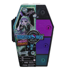 Кукла с сюрпризами Monster High Skulltimates Neon Frights Twyla цена и информация | Игрушки для девочек | hansapost.ee